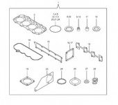 Комплект прокладок для двигателя Yanmar 4TNV98 Комплект прокладок для двигателя Yanmar 4TNV98