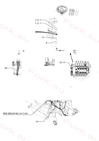 Схема узла Mitsubishi для артикула F431022000