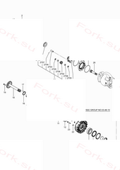 Опора r h Mitsubishi 91K3308400 (SUPPORT R.H.)