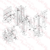 Кронштейн guide шланг Mitsubishi 95B0201600 (BRACKET,GUIDE HOSE)