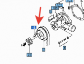 Ремень генератора двигателя S4Q2 Ремень генератора двигателя S4Q2