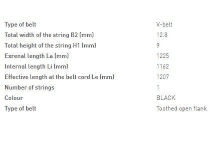 Ремень генератора для двигателя Yanmar 4TNV98 Ремень генератора для двигателя Yanmar 4TNV98