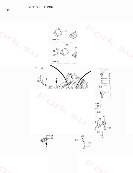 Схема узла Mitsubishi для артикула F103520110 Схема узла Mitsubishi для артикула F103520110