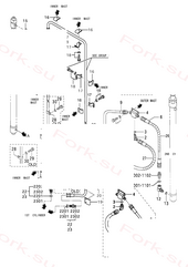 Шланг подъема Mitsubishi 9444801900 (HOSE, LIFT)