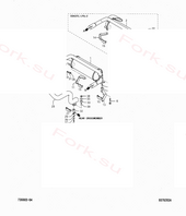 Трубка tail 55 Mitsubishi 9376210600 (PIPE,TAIL 55)