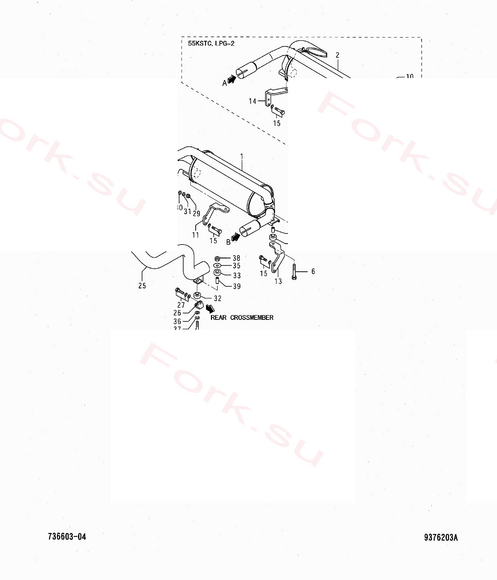 Схема узла Mitsubishi для артикула 9376210600