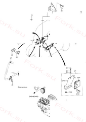 Выключатель speed select Mitsubishi 91A0504602 (SWITCH,SPEED SELECT)
