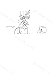 Console box узел в сборе for torqueconverter model Mitsubishi 9120525050 (CONSOLE BOX ASSY FOR TORQUECONVERTER MODEL)