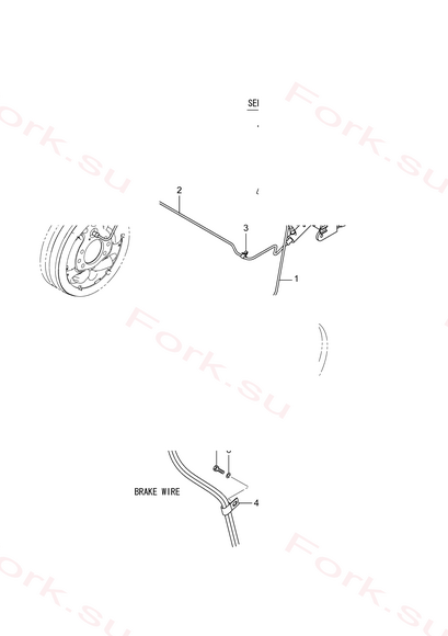 Схема узла Mitsubishi для артикула 91B4610500