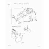 Шланг return 3v Mitsubishi 9137523200 (HOSE, RETURN 3V)