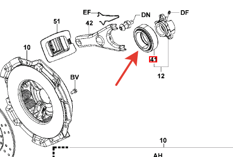 Упорный подшипник скольжения 312353020071