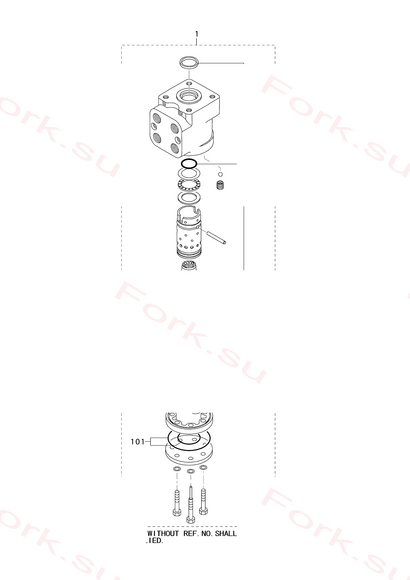 Схема узла Mitsubishi для артикула 91B5410500