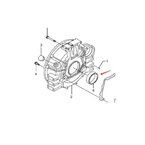 Сальник для двигателя Yanmar 4TNV98 Сальник для двигателя Yanmar 4TNV98