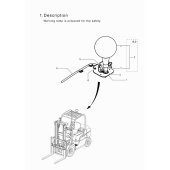 Revolving лампа kit Mitsubishi 91A9207410 (REVOLVING LAMP KIT)