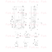 TEE;ORING PORT TO ORING FACE SEAL Doosan D908044