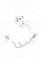 Elbow гайка узел в сборе Mitsubishi 6434624500 (ELBOW, NUT ASSY)