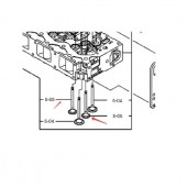 Клапан выпускной для двигателя Yanmar 4TNV98 1 Клапан выпускной для двигателя Yanmar 4TNV98 1