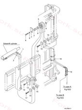 Болт w шайба Mitsubishi 0019-06016 (Bolt, w/washer) Болт w шайба Mitsubishi 0019-06016 (Bolt, w/washer)