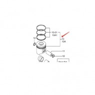 Поршень с кольцами STD для двигателя Yanmar 4TNV98 Поршень с кольцами STD для двигателя Yanmar 4TNV98