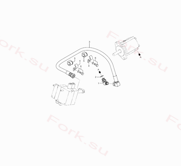Схема узла Mitsubishi для артикула 91K7504600