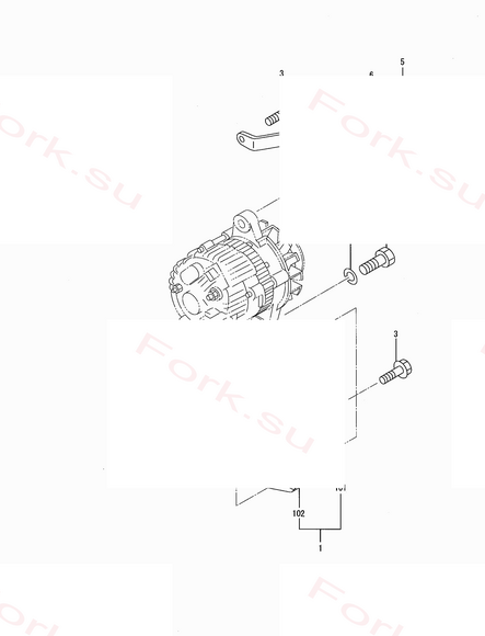 Схема узла Mitsubishi для артикула 32B6807700