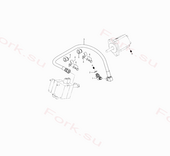 Шланг delivery Mitsubishi 91K7110600 (HOSE,DELIVERY)