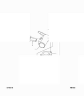 Horn узел в сборе air Mitsubishi 91H2006020 (HORN ASSY-AIR)