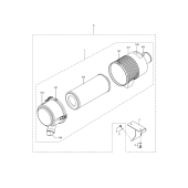 Кронштейн air cleaner Mitsubishi 91K6101200 (BRACKET,AIR CLEANER)