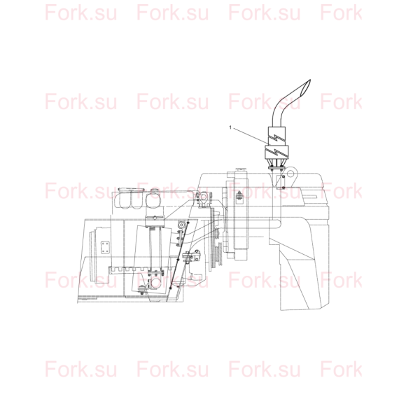 Схема узла Doosan для артикула D810778